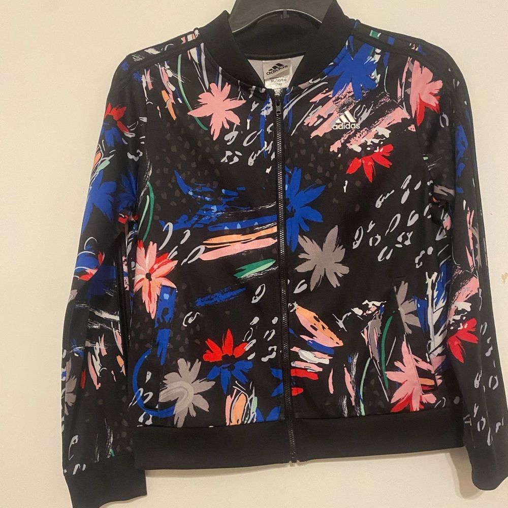 Adidias kids zip up sweater
